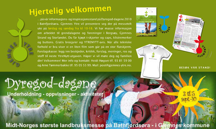 Besøk vår stand på Dyregod-dagane 2010