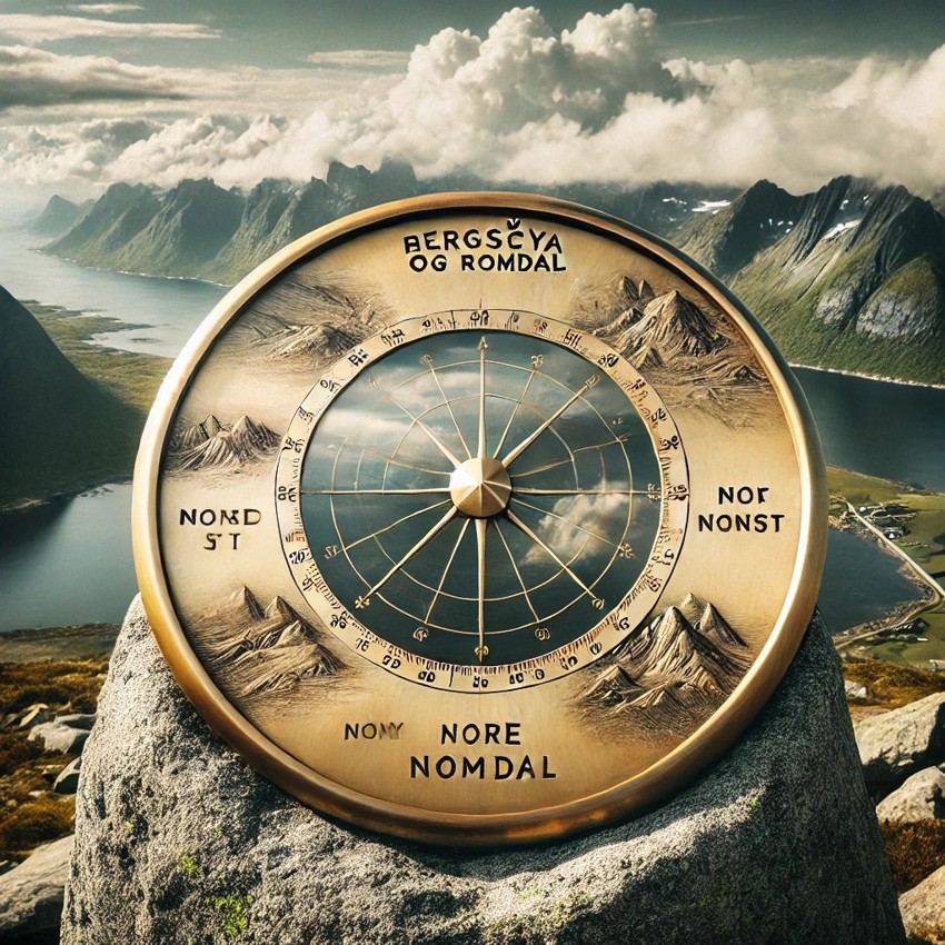 Sikteskive på "Varden"  Bergsøya